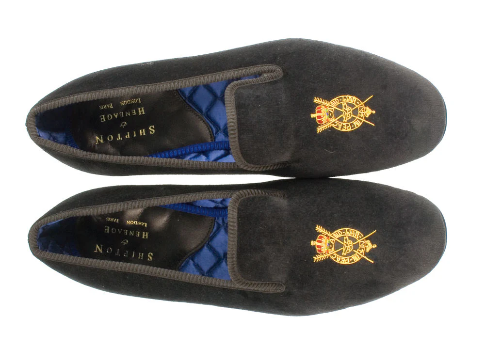 Regimental Velvet Slippers - Image 6