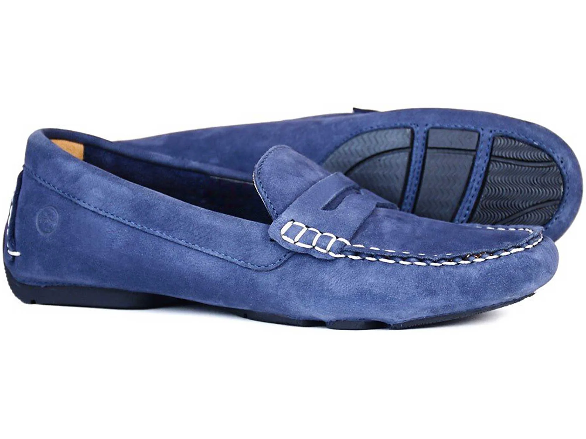 RICHMOND Ladies Indigo Nubuck Driving Shoe