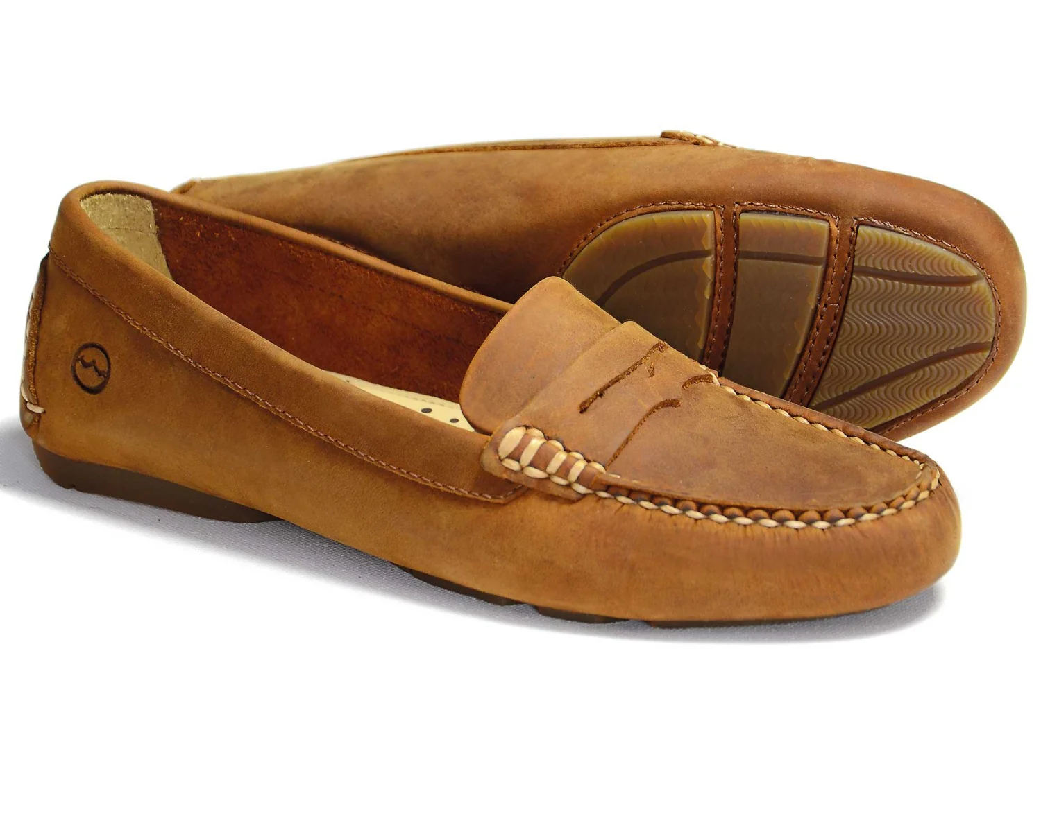 RICHMOND Ladies Sand Nubuck Driving Shoe
