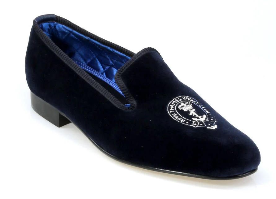 Royal Thames Yacht Club Velvet Slippers - Image 2