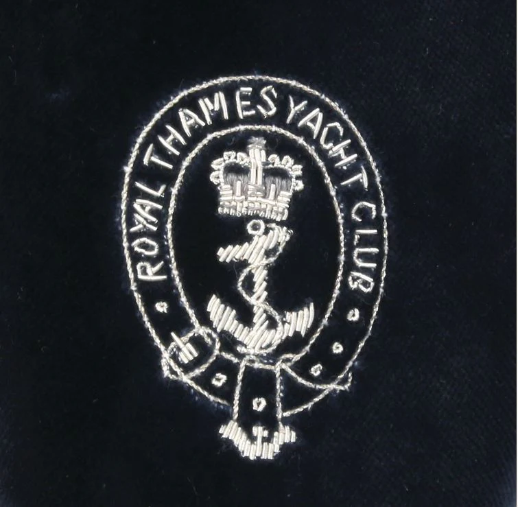 Royal Thames Yacht Club Velvet Slippers - Image 3