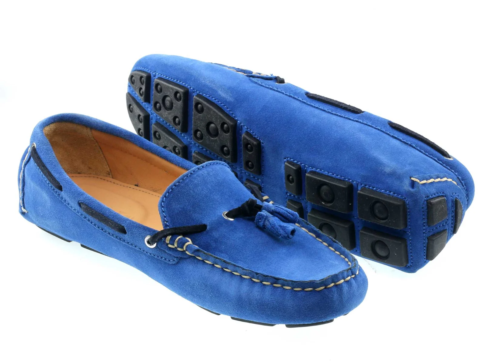 Sicily Ladies Royal Blue Driving Loafers - Image 2