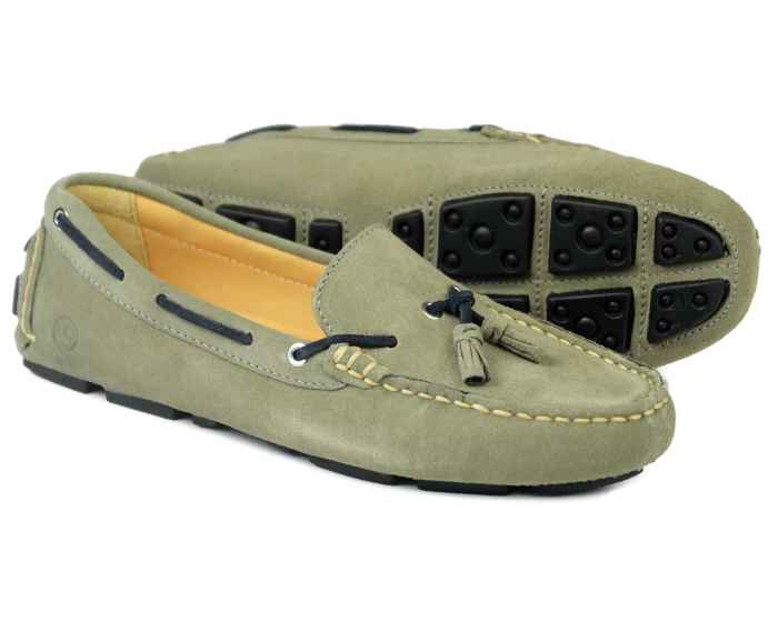 Sicily Ladies Sage Driving Loafers
