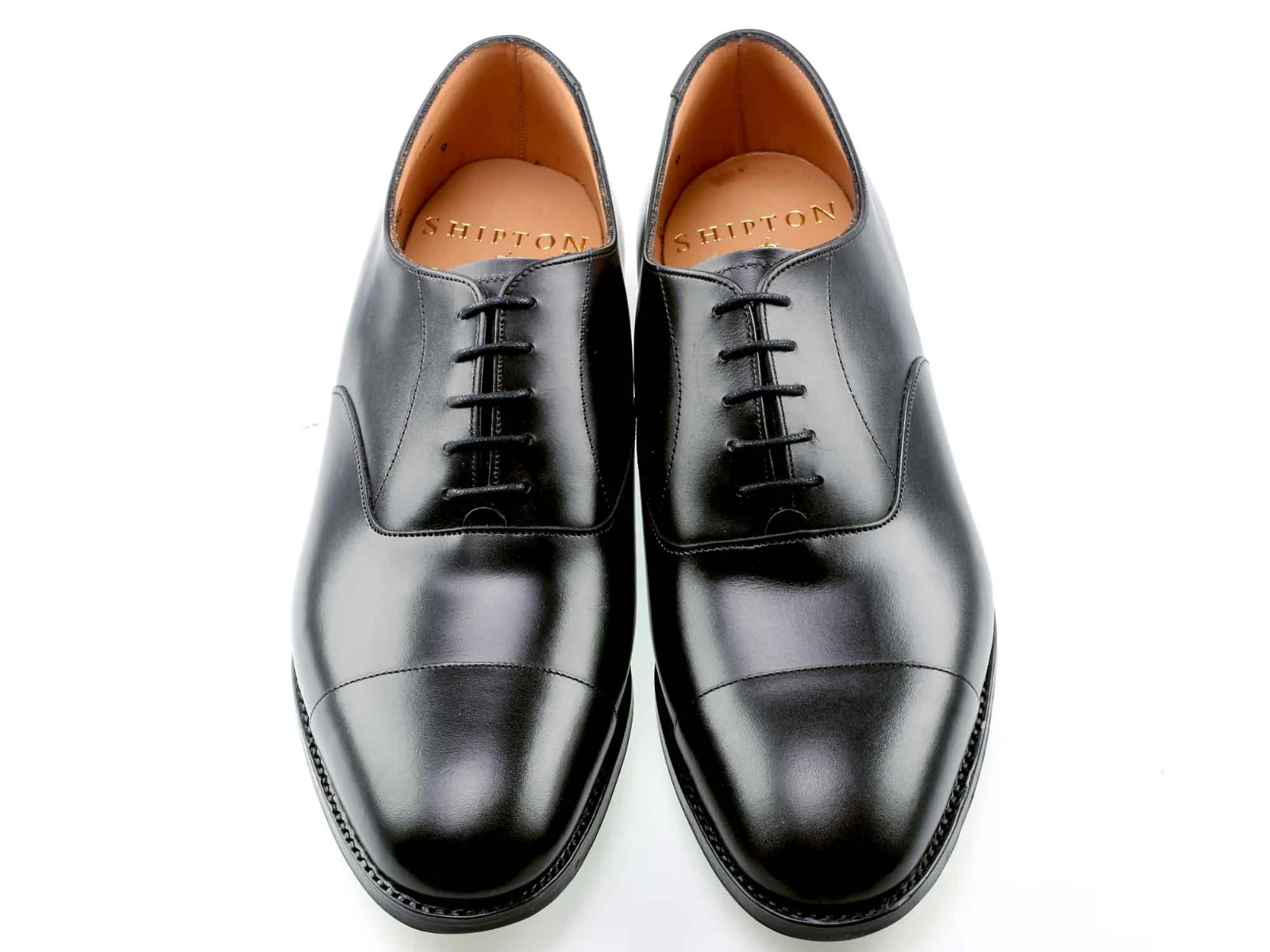 Skye Mens Black Calf Oxford Shoe - Image 3