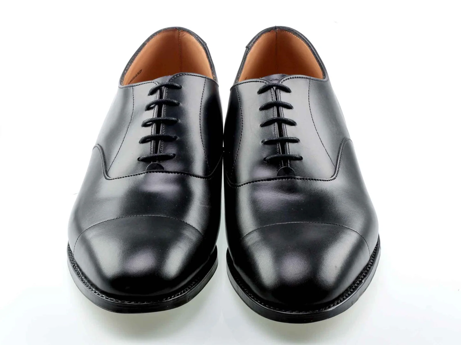 Skye Mens Black Calf Oxford Shoe - Image 4