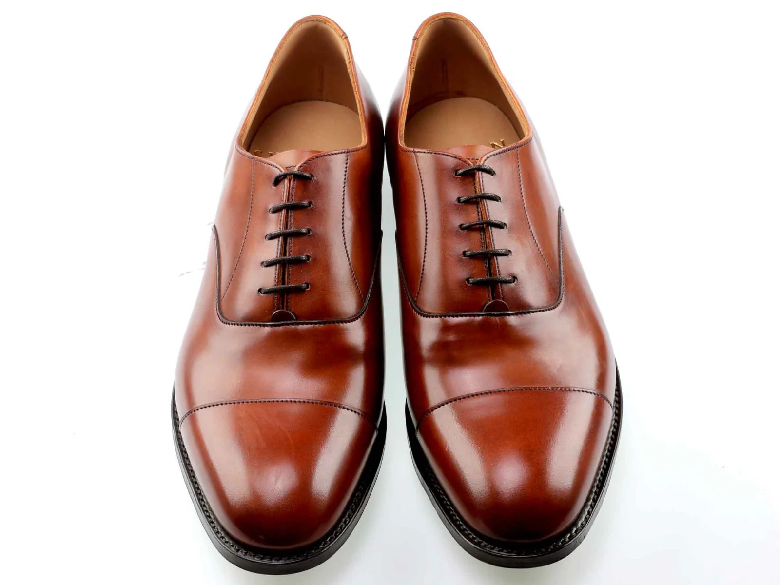 Skye Mens Brown Calf Oxford Shoe - Image 4