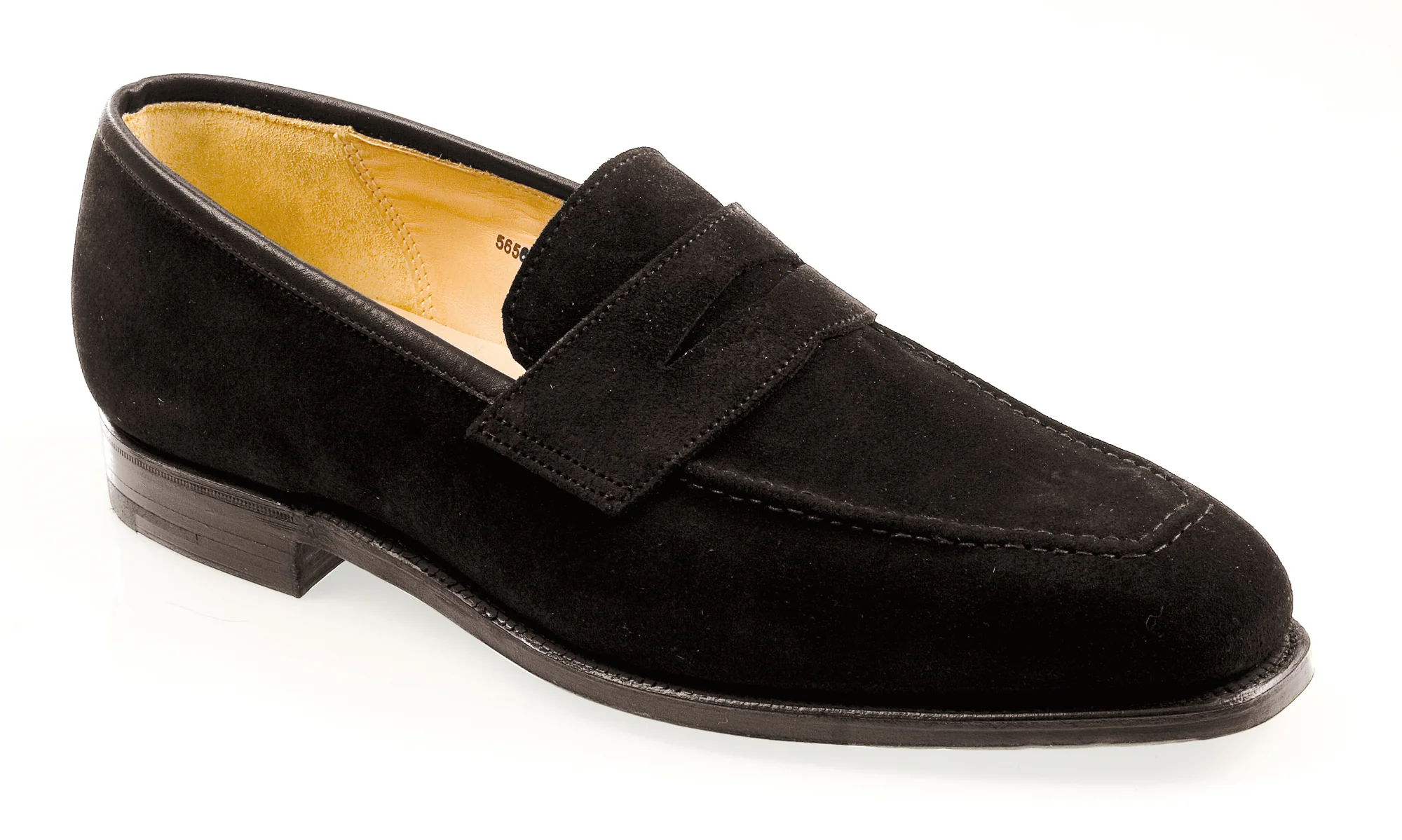 Somerset Mens Black Suede Loafer