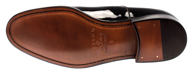 Tamar Mens Black Patent Oxford - Image 2