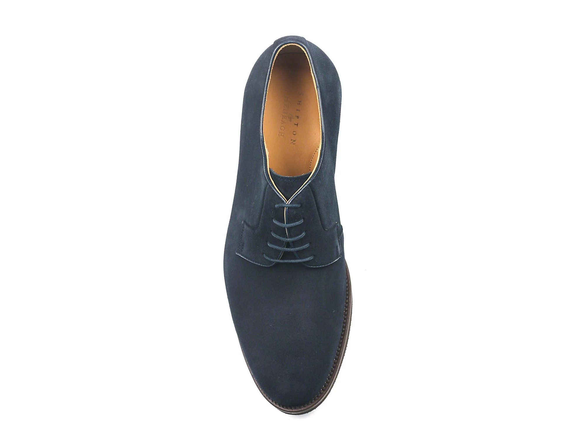 TAY - Mens Blue Suede Summer Derby - Image 4