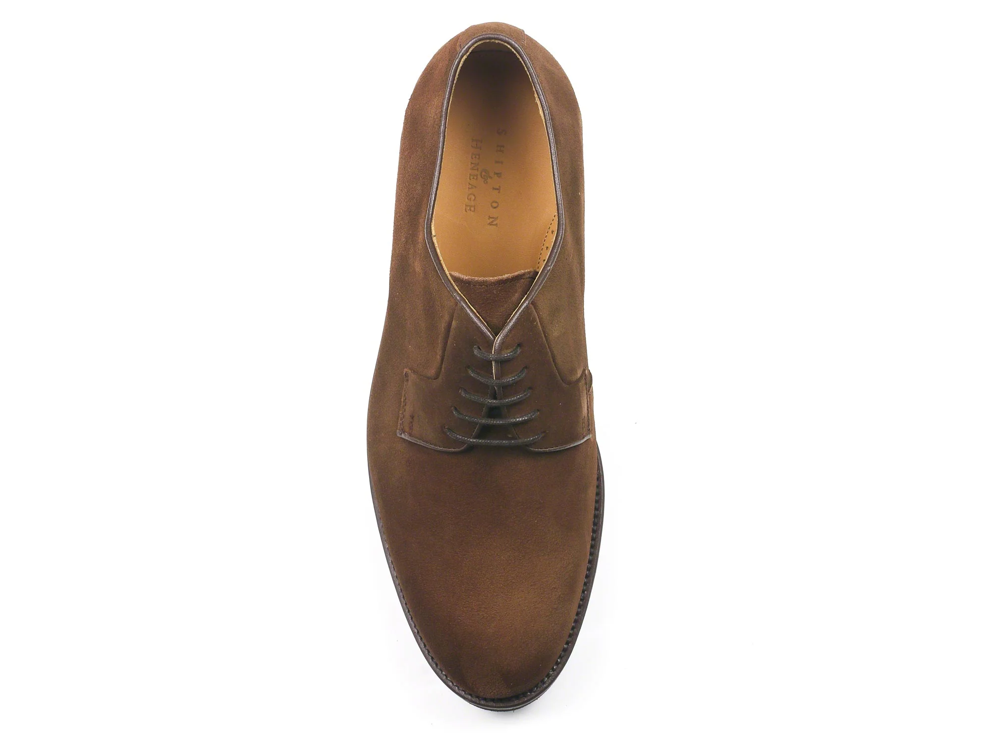 TAY - Mens Autumn Brown Suede Summer Derby - Image 4