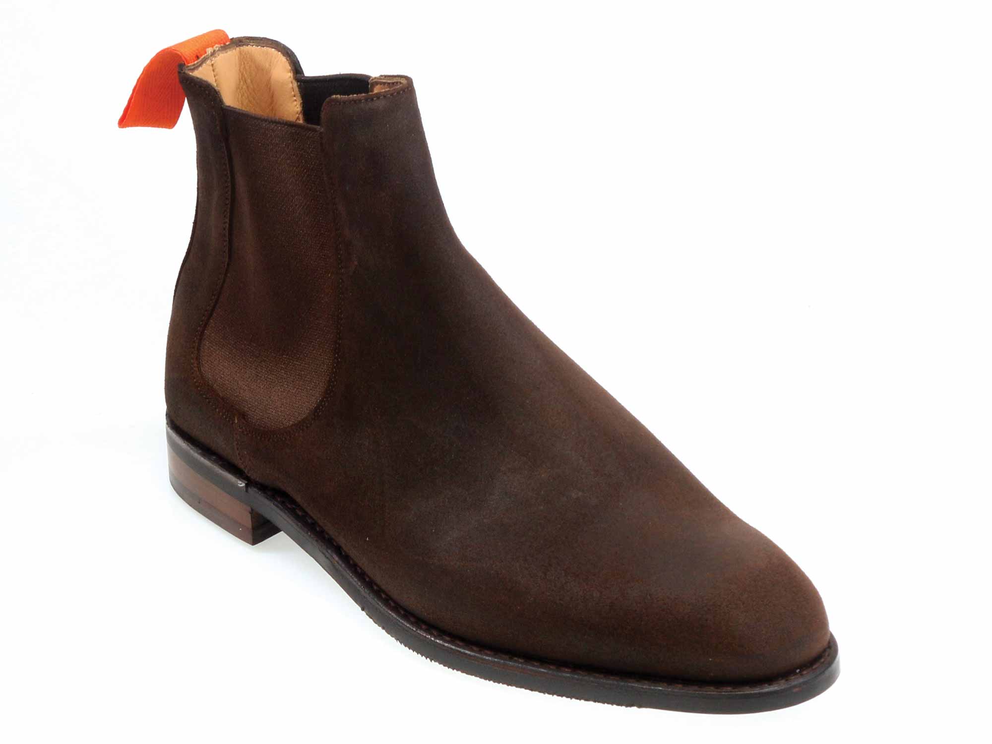 Tiree Chocolate Nubuck Chelsea Boot - Image 4