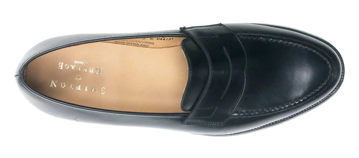 Wilton Mens Black English Loafer - Image 5
