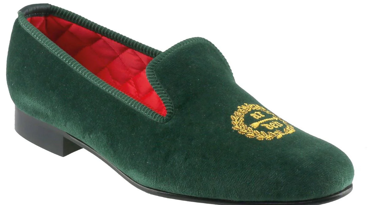Woodmen of Arden Velvet Slippers - Image 2