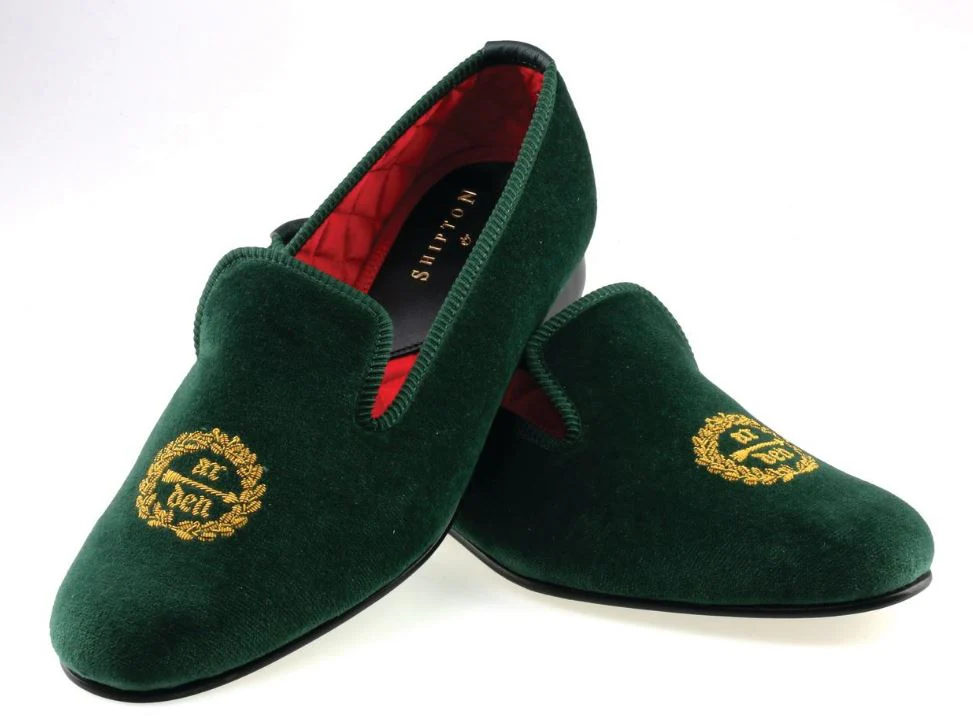 Woodmen of Arden Velvet Slippers - Image 3