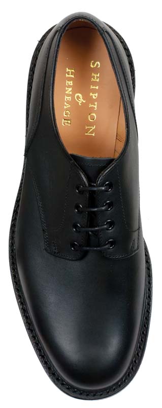 WORCESTER Black Derby with Commando Rubber Sole - Image 3
